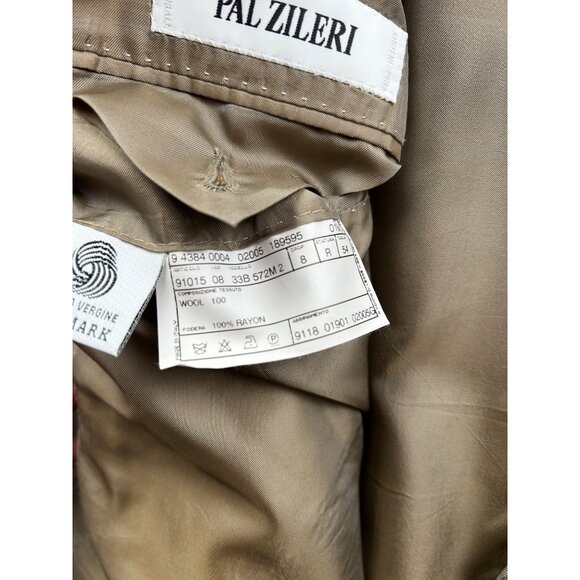 Pal Zileri Mens Suit Loro Piana Tasmanian Wool 2-Piece Set Made in Italy (US)44R - Picture 6 of 14